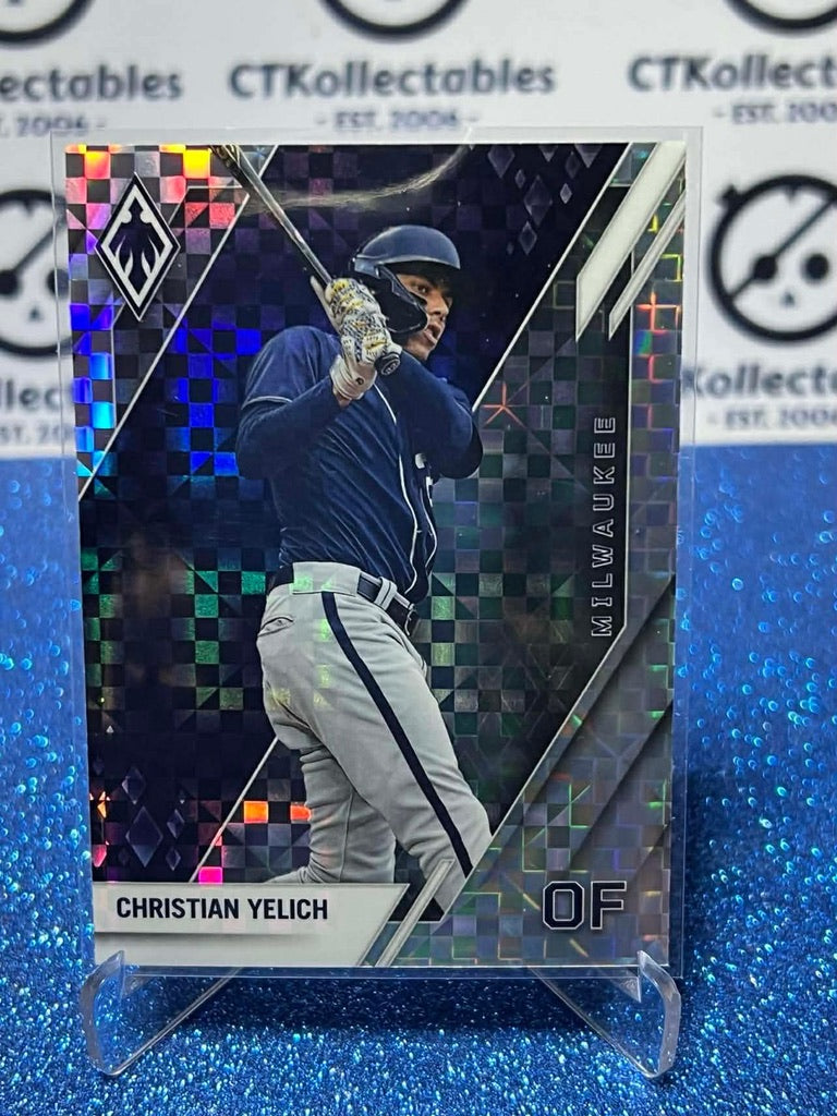 2022 Chronicles MLB Phoenix #24 Christian Yelich Building Blocks Prizm