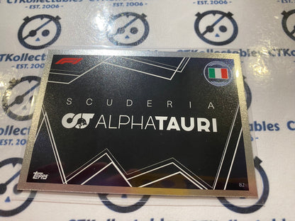 2023 Topps Turbo Attax F1 Attax Alpha Tauri #82 Team Logo Foil