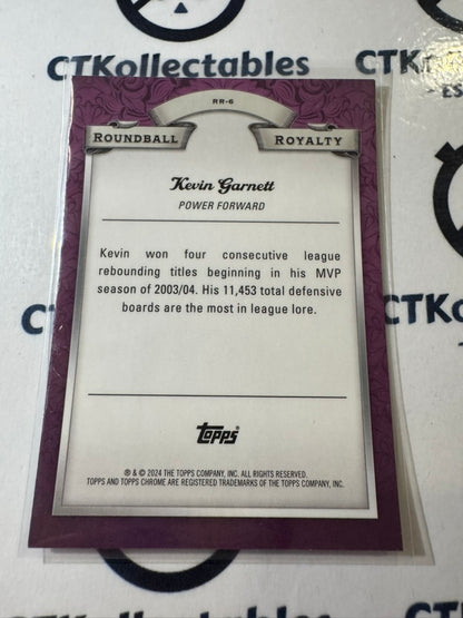 2023-24 Topps NBA Chrome Kevin Garnett Roundball Royalty RR-6