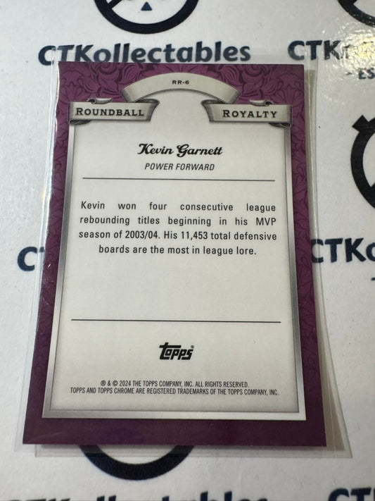 2023-24 Topps NBA Chrome Kevin Garnett Roundball Royalty RR-6