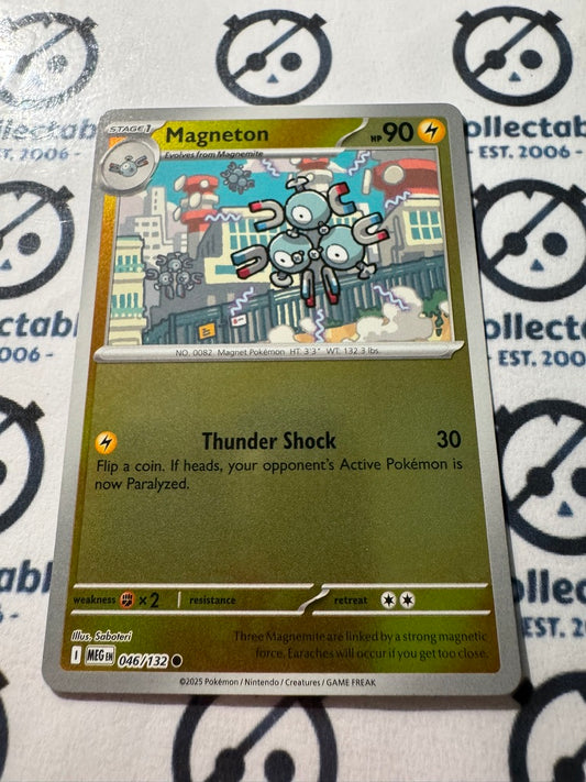 Magneton Reverse Holo #046/132 Mega Evolution Pokemon