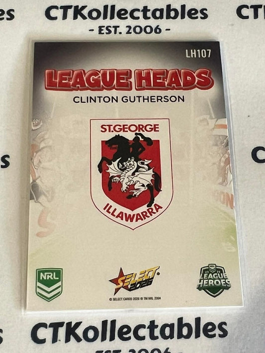 2026 Select NRL League Heroes League Heads #LH107 Clinton Gutherson Dragons