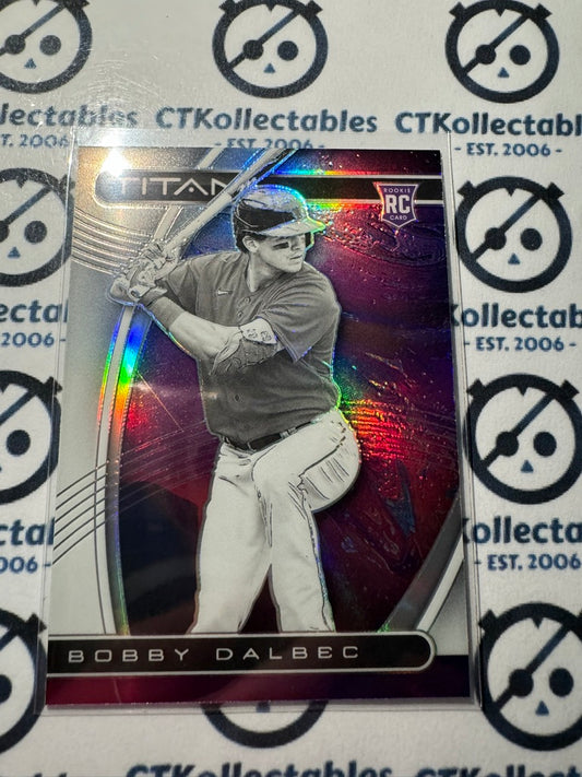 2021 Chronicles MLB Baseball Titan Bobby Dalbec Silver Prizm #10 RC Boston