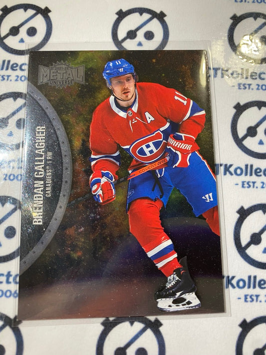 2021/22 Skybox NHL Metal Universe Base Brendan Gallagher #82 Canadiens