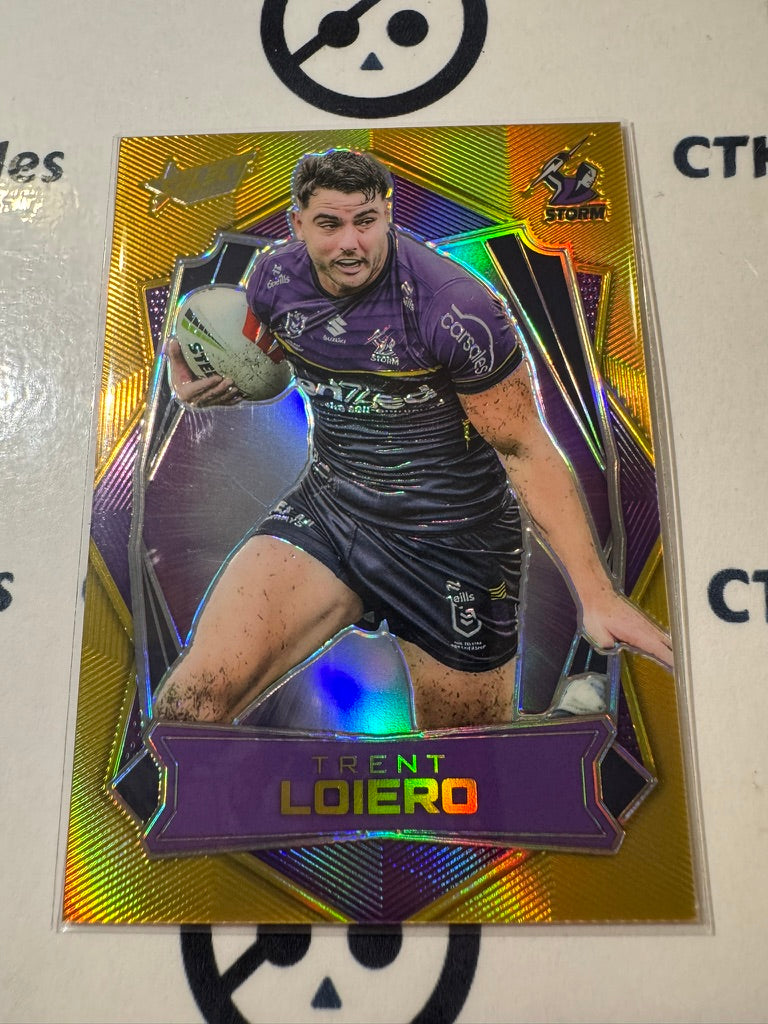 2026 Select NRL League Heroes Luminous Base #L91 Trent Loiero Storm