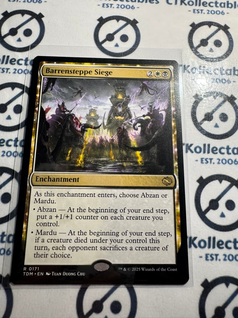 Magic The Gathering Tarkir Dragonstorm 0171 Barrensteppe Siege R