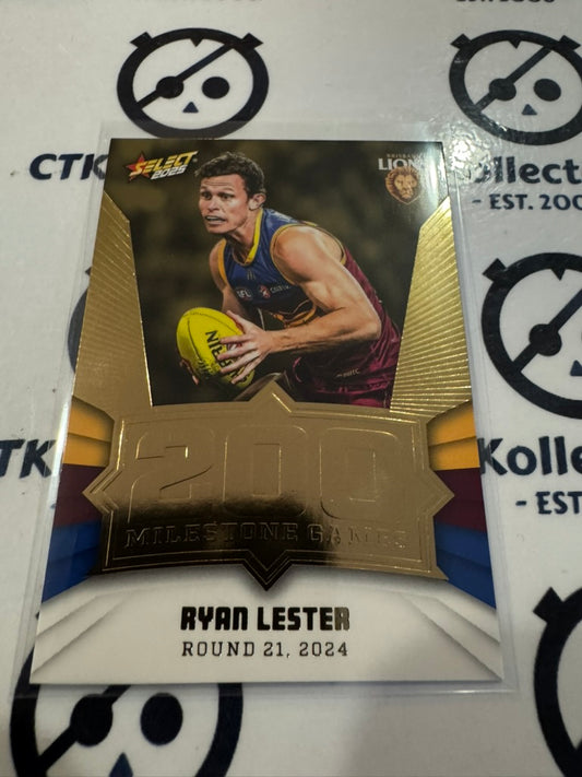 2025 AFL Footy Stars Milestone Ryan Lester MG11 Lions