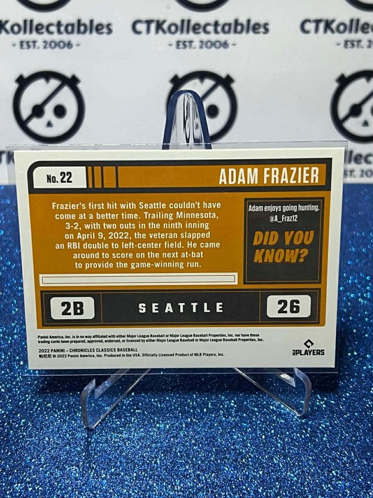 2022 Chronicles MLB Classics #22 Adam Frazier Base Seattle