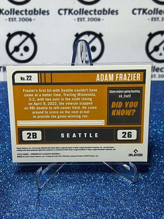 2022 Chronicles MLB Classics #22 Adam Frazier Base Seattle