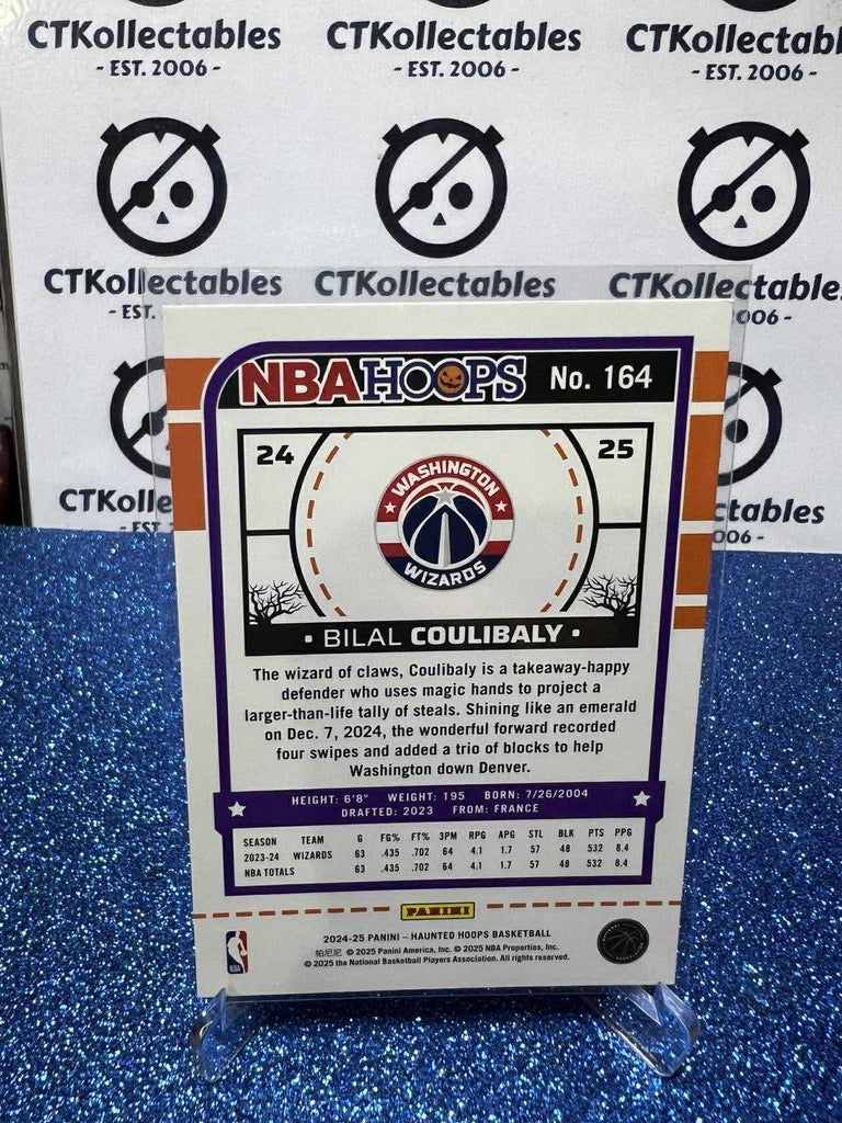2024-25 Panini NBA HAUNTED HOOPS Slime Parallels #164 Bilal Coulibaly