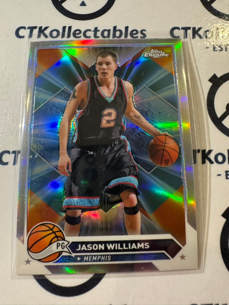 2023/24 Topps NBA Chrome Jason Williams Silver Refractor #89 Memphis