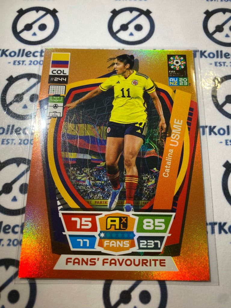 2023 FIFA WWC Adrenalyn Catalina Usme Fans' Favourite #244 COL