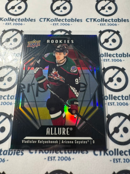 2022-23 Upper Deck NHL Allure Vladislav Kolyachonok Black Rainbow #136