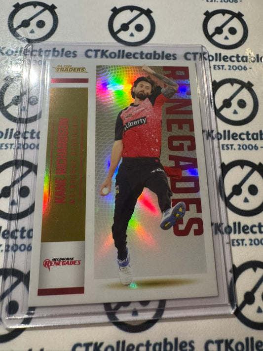 2024/25 TLA Cricket Traders Gold Parallel Kane Richardson #26/67 Renegades