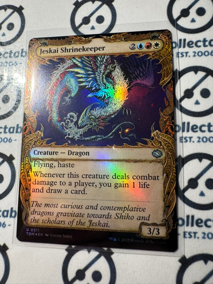 MTG Tarkir Dragonstorm  FOIL 0311 Jeskai Shrinekeeper SHOWCASE U