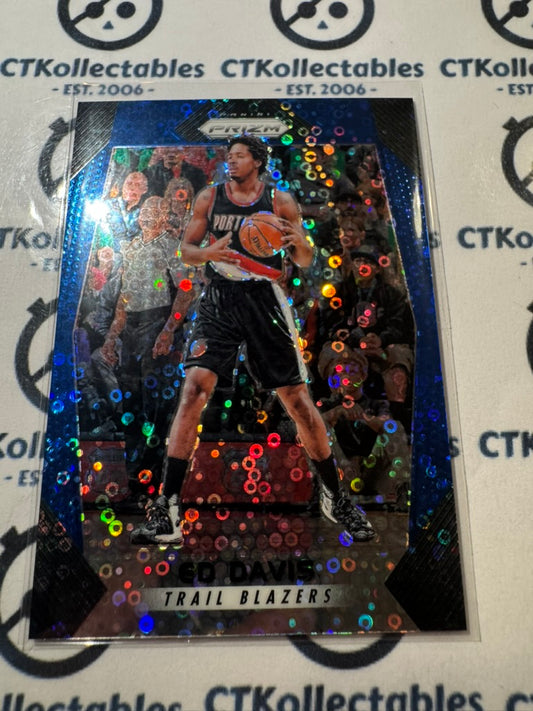 2017-18 NBA Panini Prizm Ed Davis Blue Fast break Prizm #030/175 Portland