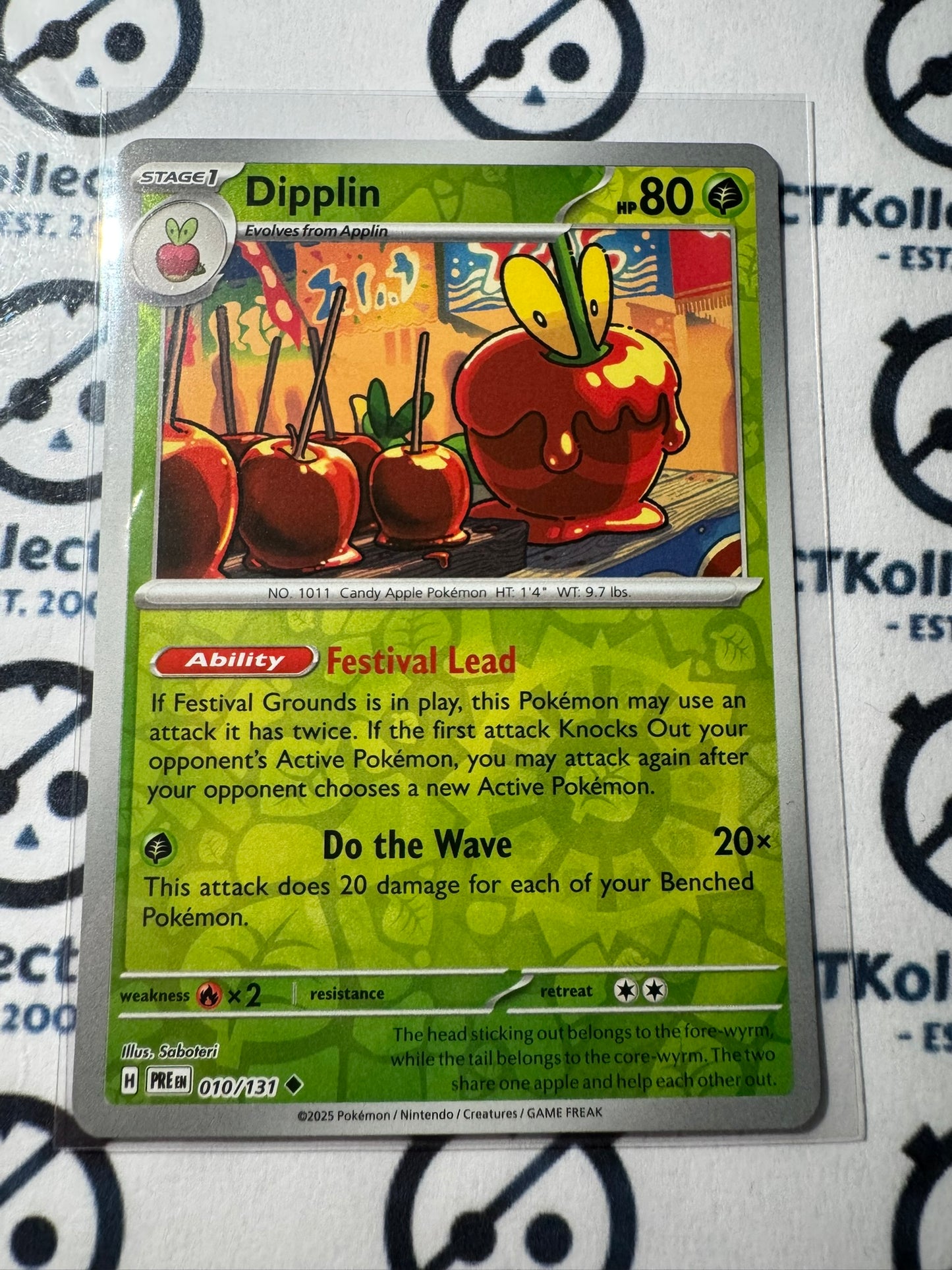 Dipplin Reverse Holo #010/131 Prismatic Evolutions Pokemon Card