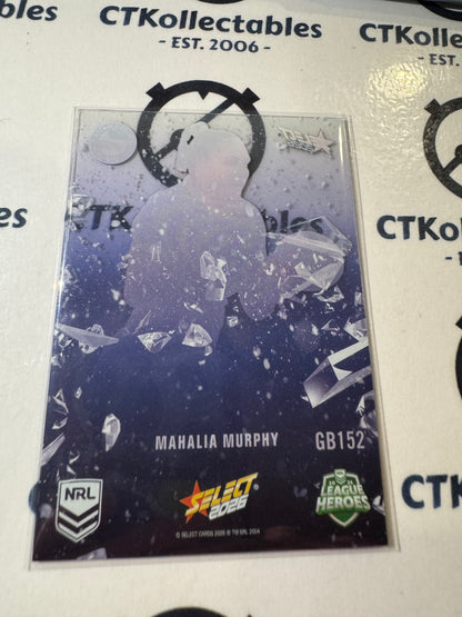 2026 Select NRL League Heroes Game Breakers #GB152 Mahalia Murphy Eels