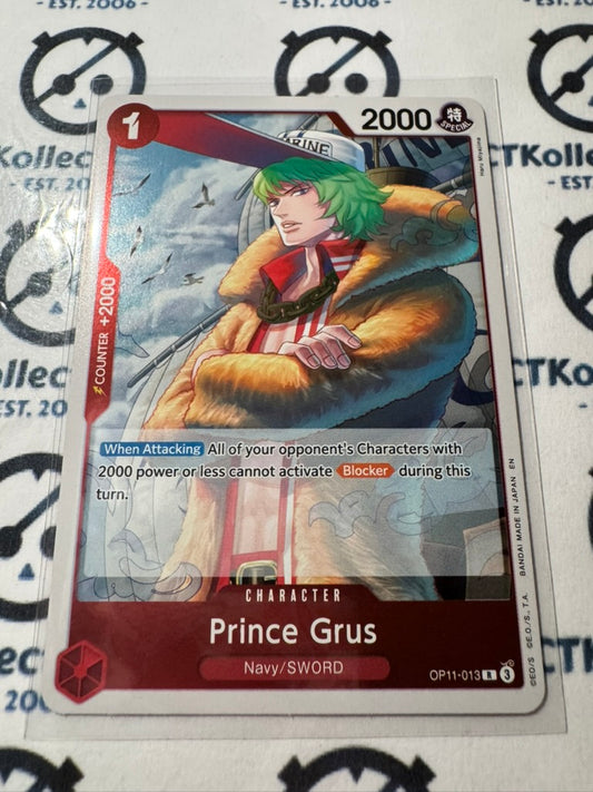 One Piece TCG Price Grus OP11-013 R FOIL A Fist of Divine speed NM/M