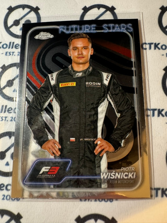 2024 Topps Chrome F1 Future Stars Piotra Wisnicki #72 F3