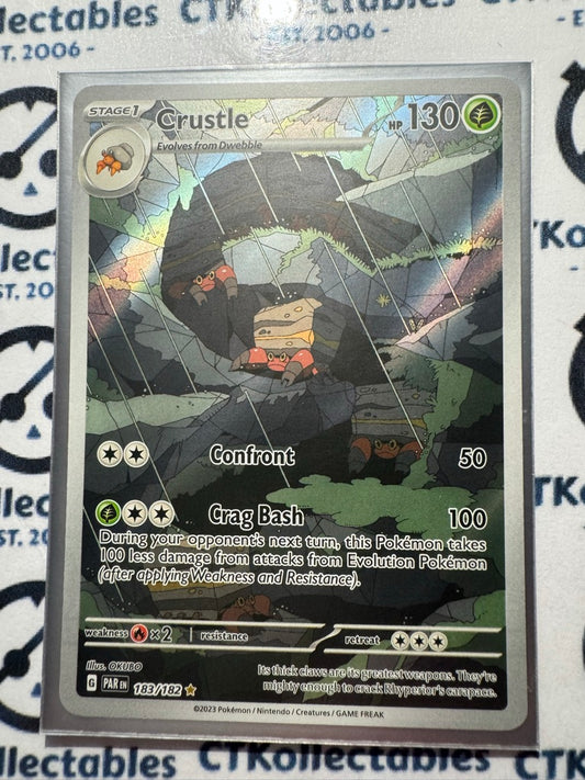 Crustle Illustration Rare #183/182 2023 Paradox Rift Pokémon TCG