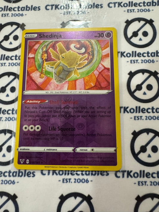 Shedinja 066/185 Reverse Holo Pokemon Card Vivid Voltage