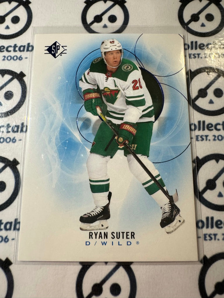 2020-21 NHL SP Hockey Ryan Suter Blue Parallel #61 Wild