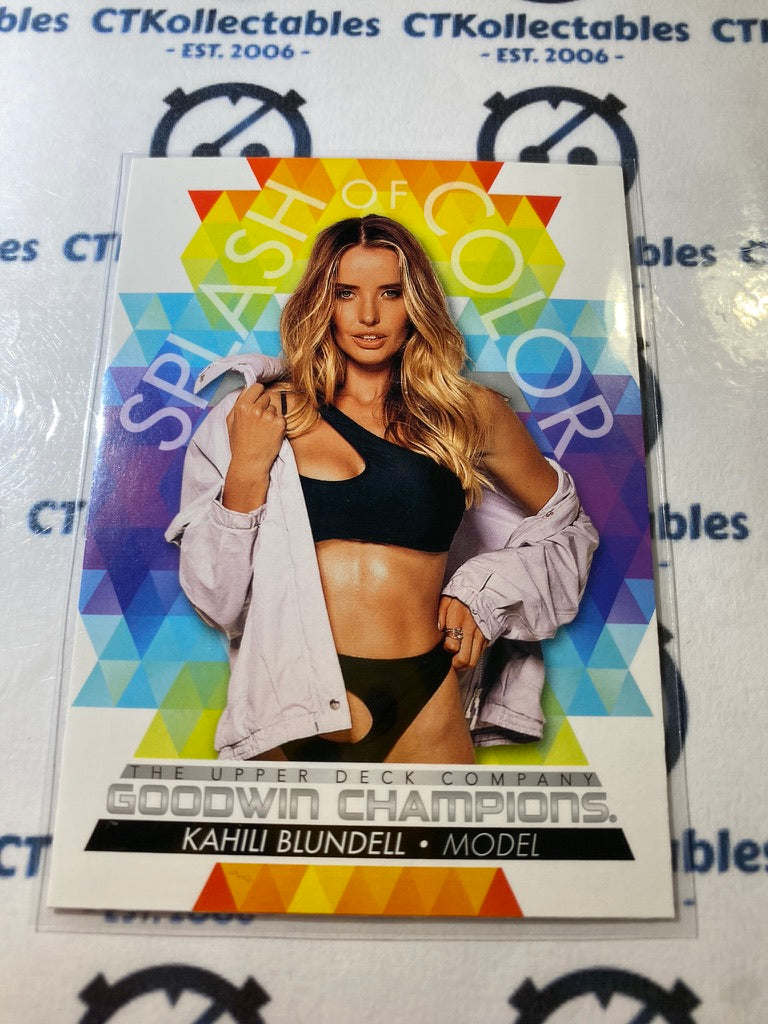 2022 Upper Deck Goodwin Champions Kahili Blundell Splash Of Color #144