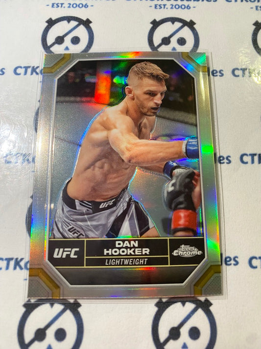 2024 UFC Topps Chrome Dan Hooker Silver Refractor #54