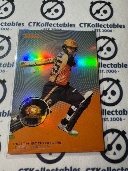 2025/26 CA Cricket Traders Josh Inglis Silver Parallel #S118 Scorchers