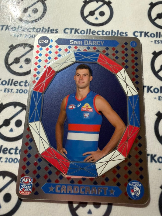 2026 Teamcoach AFL Cardcraft CC-18 Sam Darcy Bulldogs