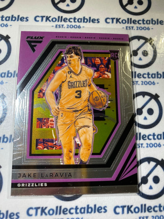 2022-23 NBA Panini FLUX Jake LaRavia Rookie Card #242 Memphis