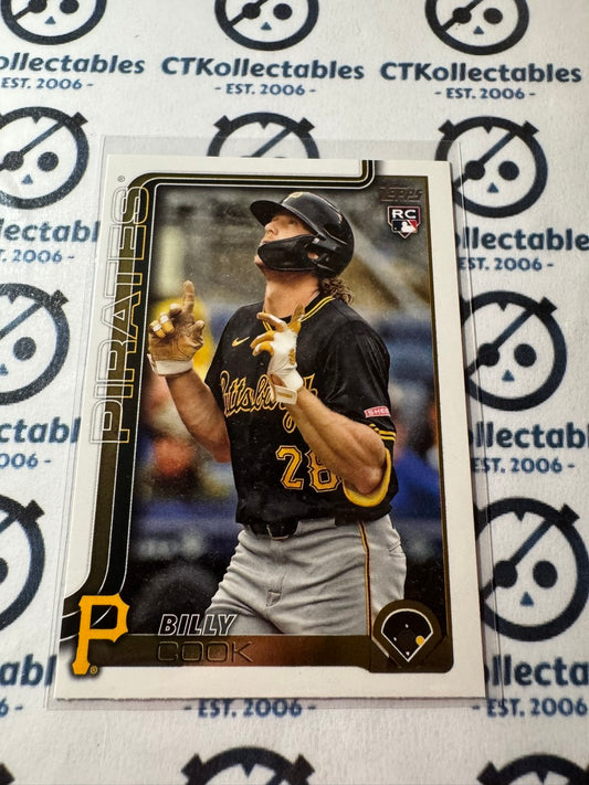 2025 Topps Series 2 Baseball Billy Cook rookie RC #425 Pirates