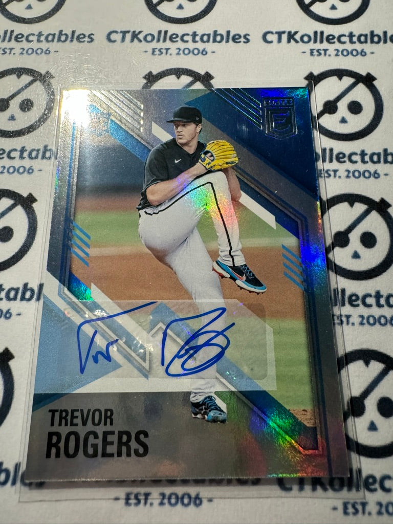 2021 Chronicles MLB Baseball Chronicles Elite Trevor Rogers Auto #46 Miami