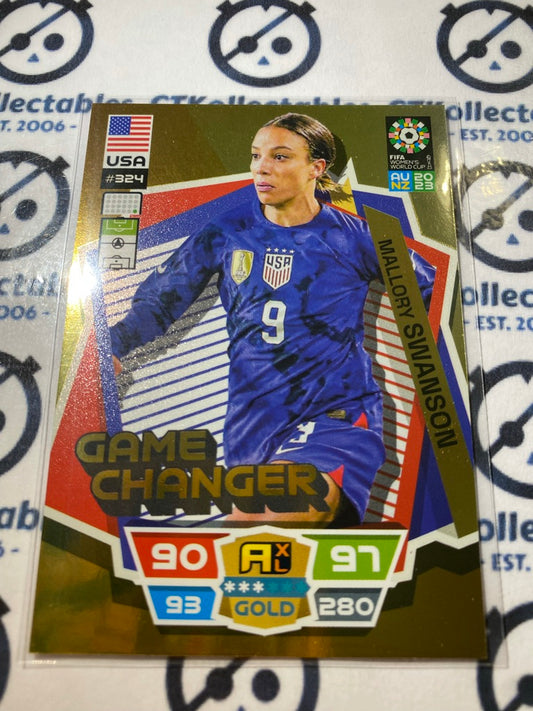 2023 FIFA WWC Adrenalyn Game Change Mallory Swanson #324 USA