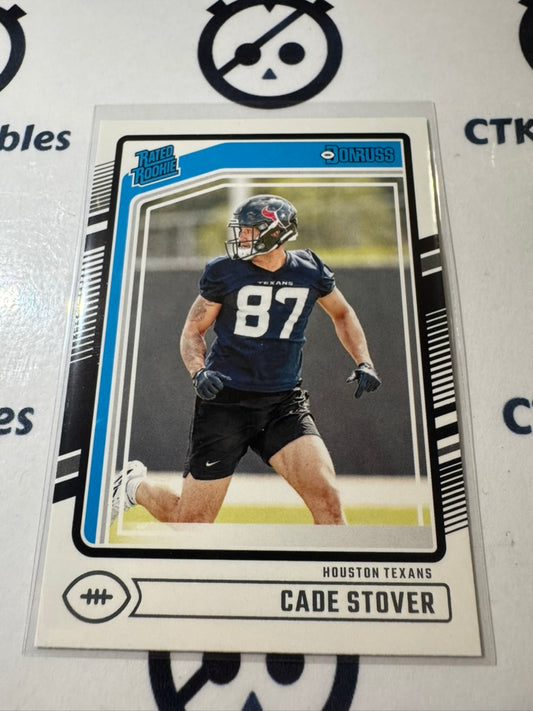 2024 NFL Panini Donruss Rated rookie #304 Cade Stover Texans
