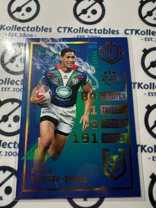 2025 NRL Rivalry Las Vegas Roger Tuivasa-Scheck LV08/20 Warriors