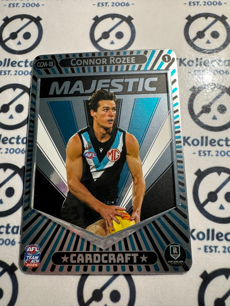 2025 AFL Teamcoach Connor Rozee Majestic Card craft #1 CCM-13 Power