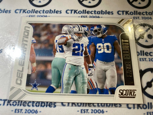 2023 NFL Panini Score Ezekiel Elliot Celebrations #13 Cowboys