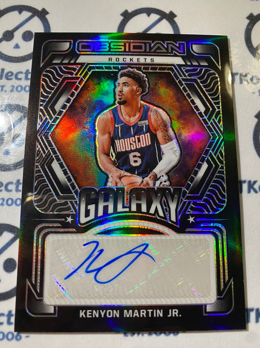 2021-22 NBA Obsidian Kenyon Martin J.R Galaxy Auto #058/149 Rockets