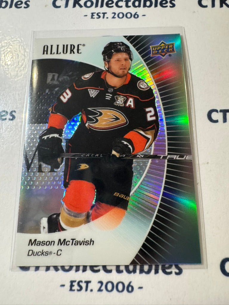 2023-24 NHL Upper Deck Allure Mason McTavish Black Rainbow #57 Ducks