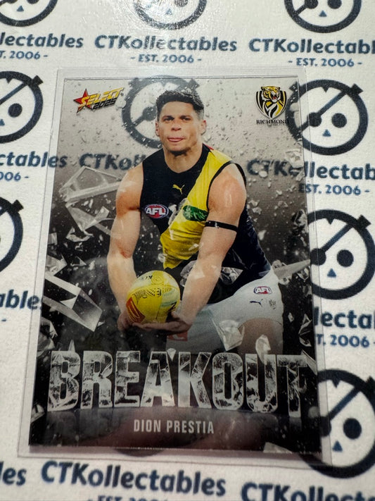 2025 AFL Footy Stars BREAKOUT Dion Prestia B68 Tigers
