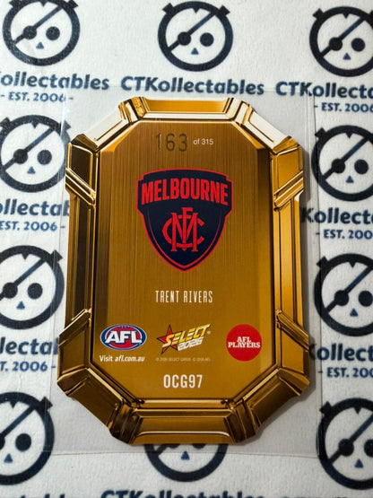 2026 Select AFL Footy Stars Octane Gold Die-Cut Trent Rivers OCG97 #163/315