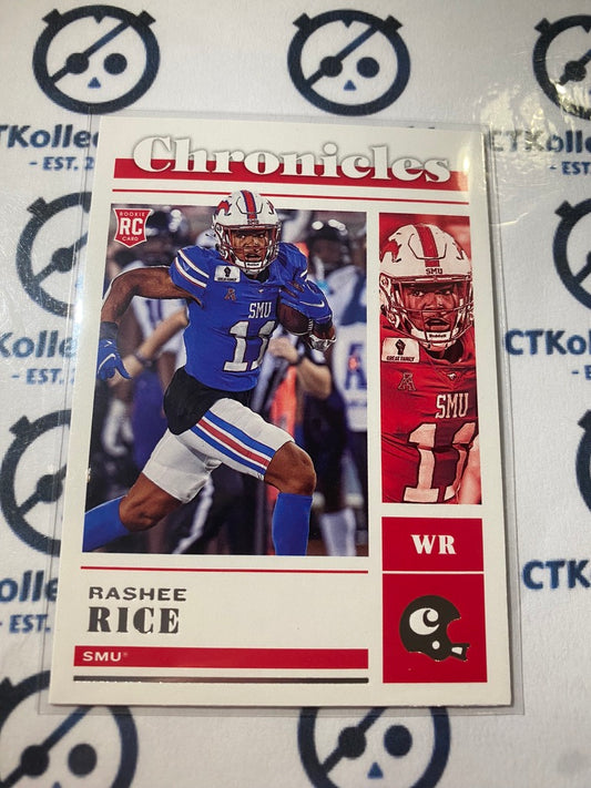 2023 NFL Panini Chronicles Draft Picks Rashee Rice Rookie Card #15 Chiefs