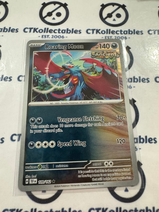 Roaring Moon Reverse Holo Scarlet & Violet Temporal Forces # 109/162 Pokemon