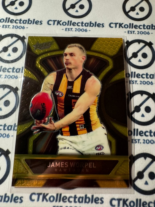 2025 AFL Footy Stars Luminous James Worpel #LD120 Dragon Scales #515/799 Hawks
