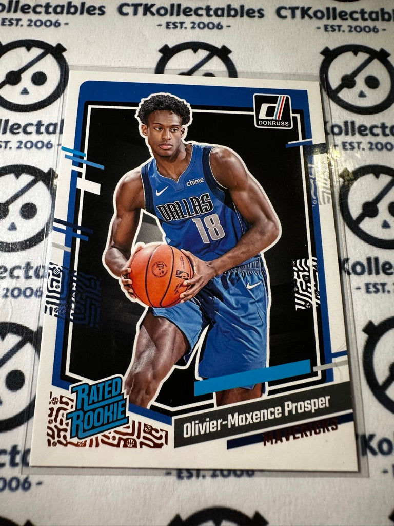 2023-24 NBA Panini Donruss Oliver-Maxence Prosper Rated Rookie #241 Mavericks