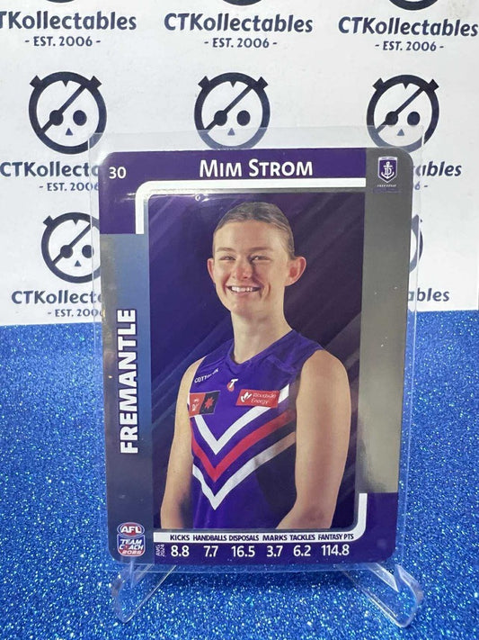 2025 AFLW Teamcoach Silver #30 Mim Strom Dockers