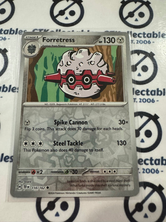 Forretress Reverse Holo Scarlet & Violet Temporal Forces # 110/162 Pokemon