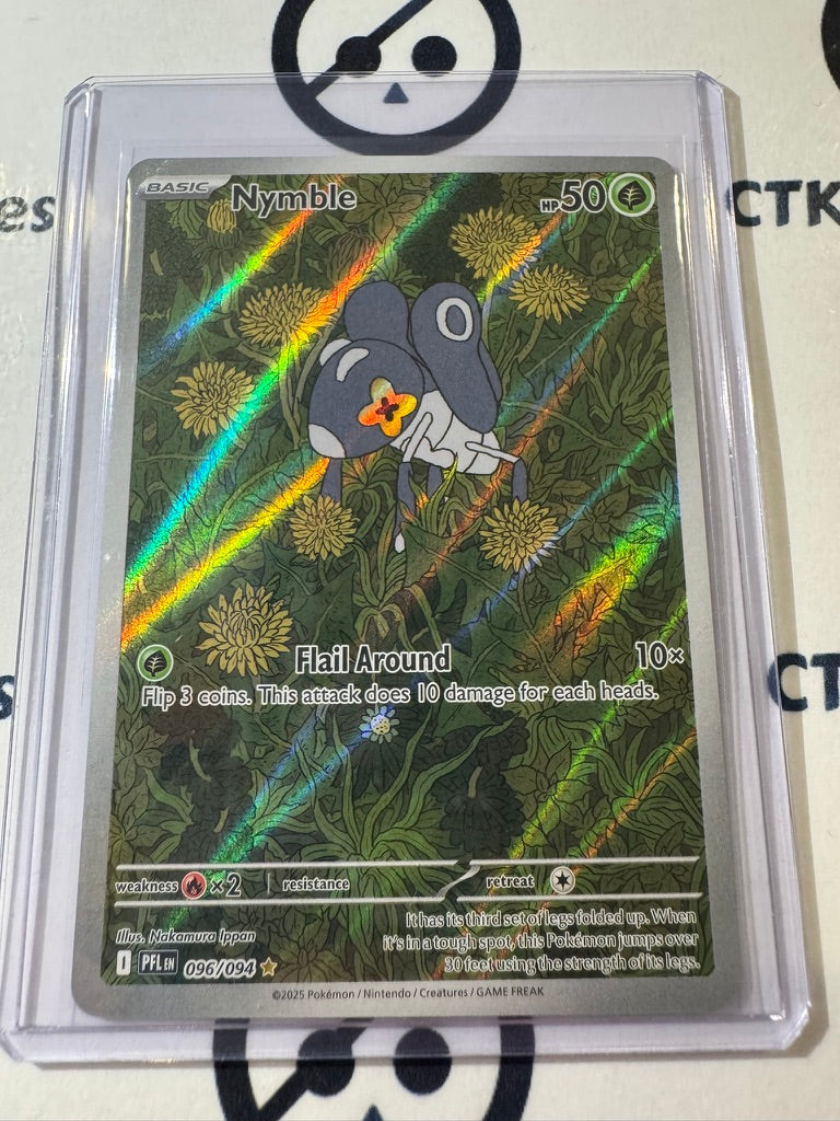 Nymble Illustration Rare #096/094 Phantasmal Flames Pokemon